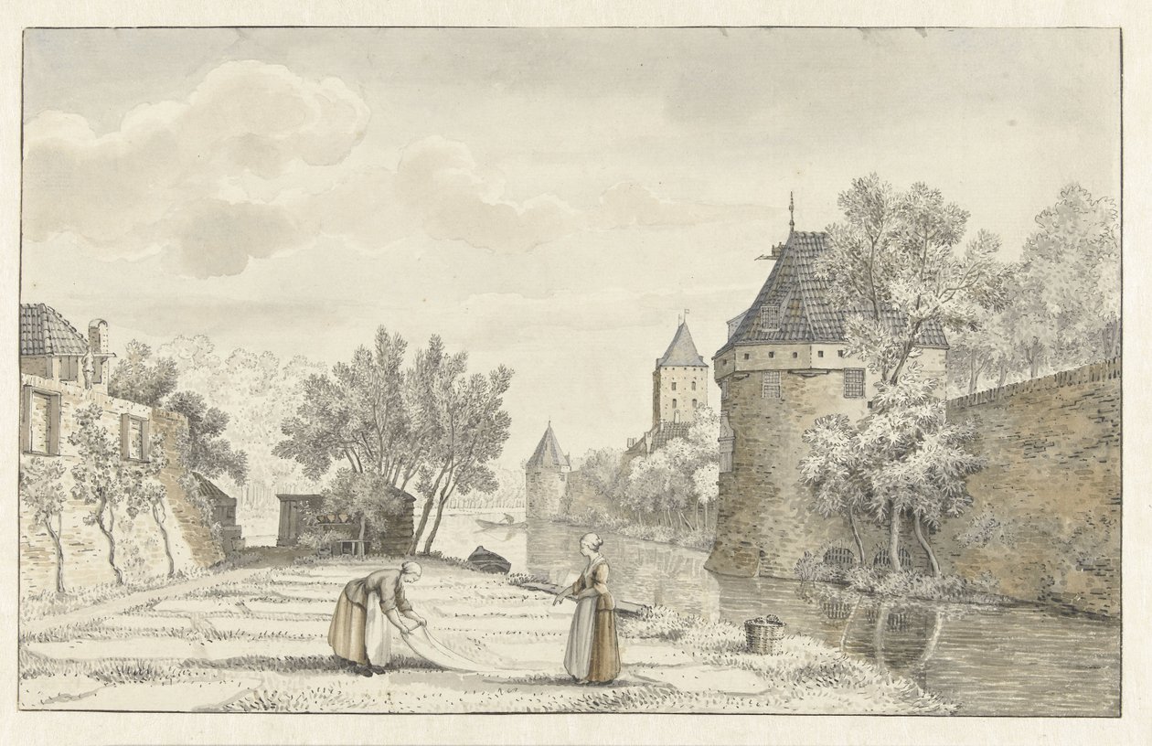 Vue de la tour Plompetoren à Utrecht - Johannes de Bosch