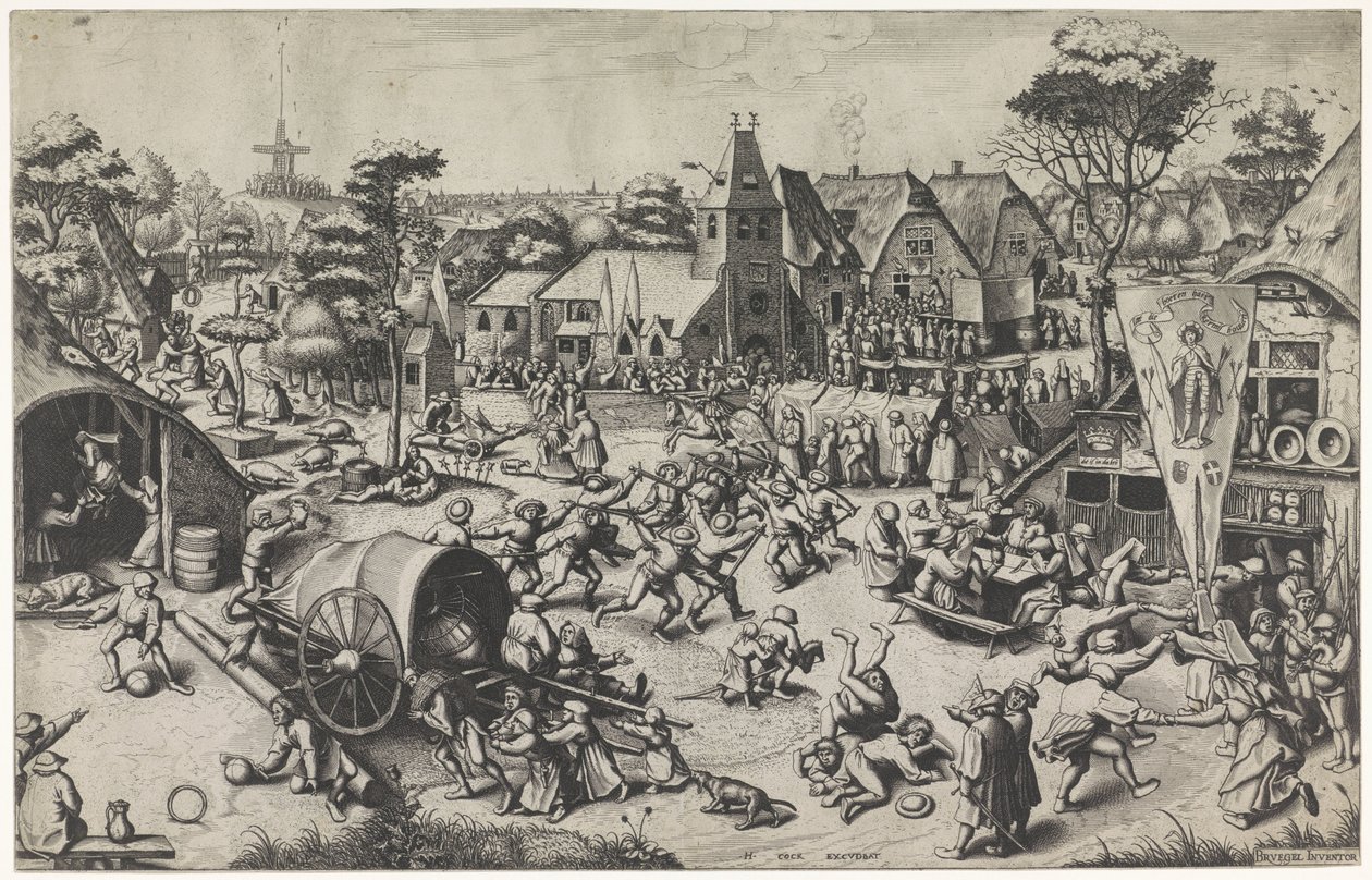 Fête foraine de Saint Georges - Johannes of Lucas van Doetechum