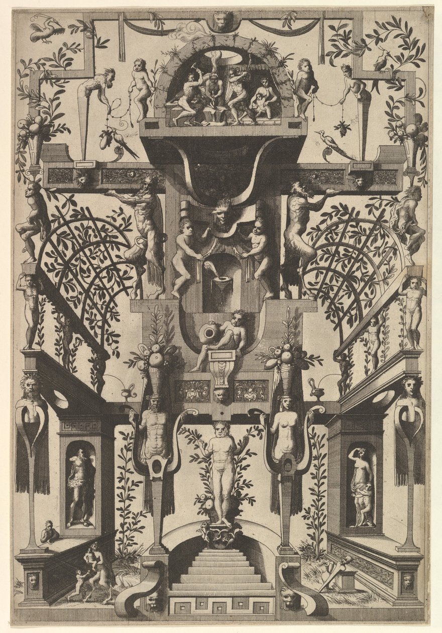 Décoration grotesque moderne - Johannes van Doetecum I