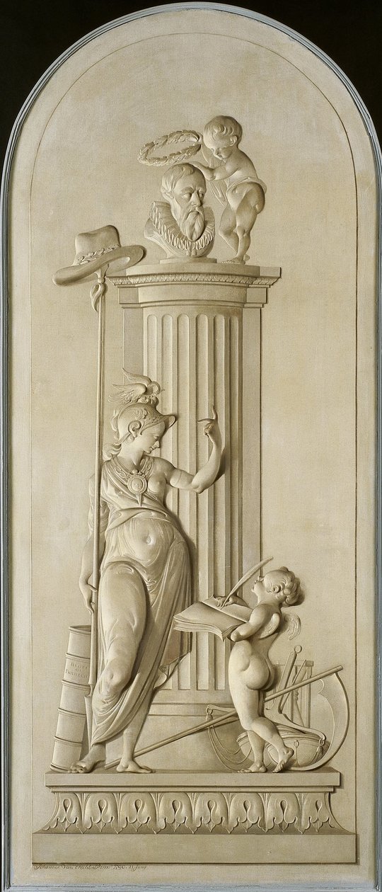 Allégorie de la liberté - Johannes van Dregt (signed by artist)
