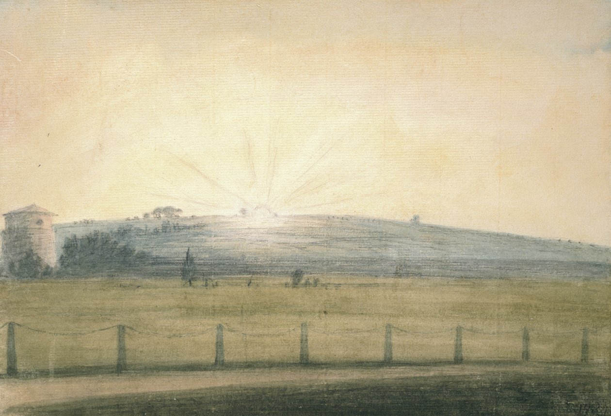 Coucher de soleil vu de l