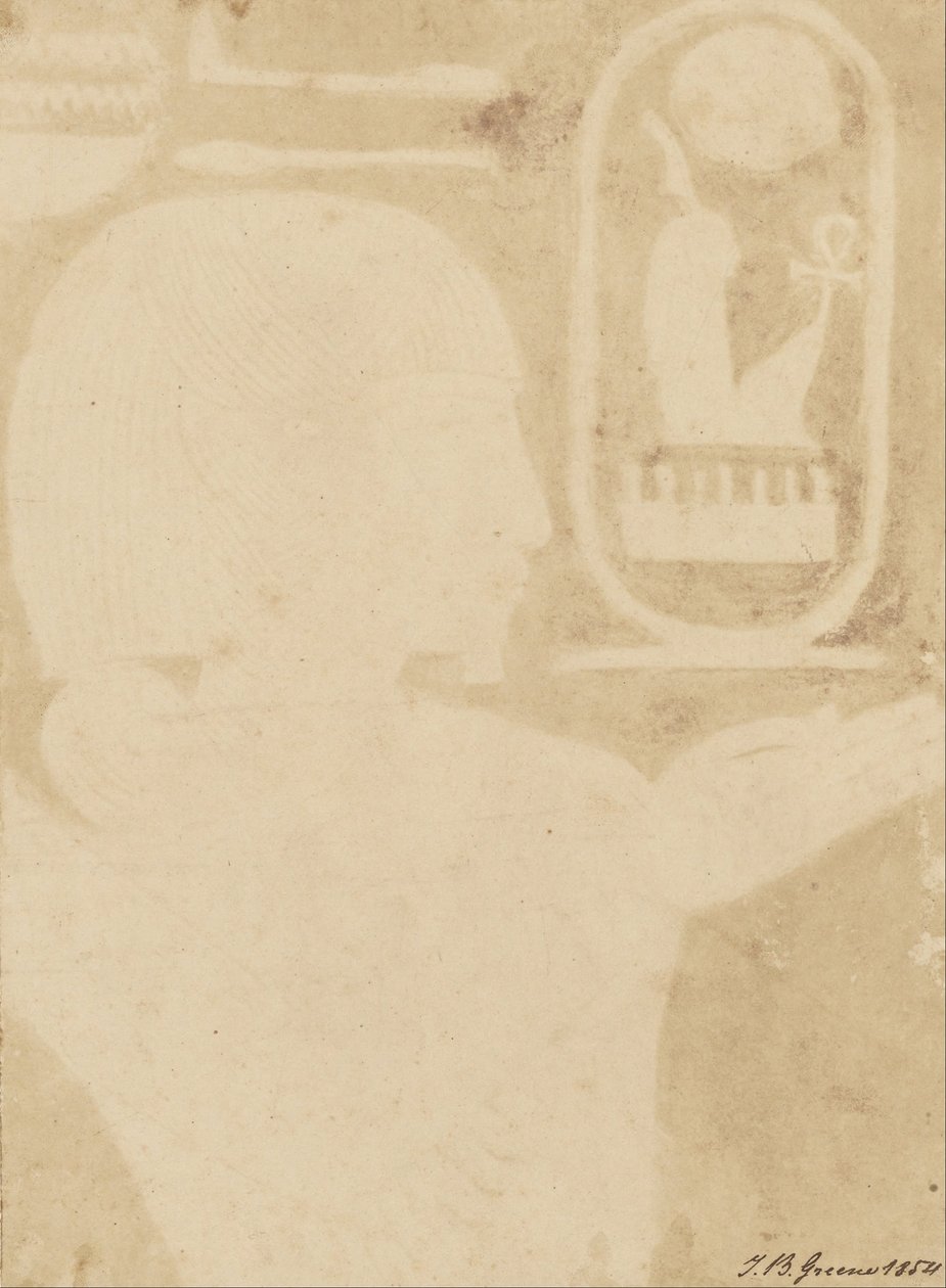 (Hiéroglyphes, figure tournée vers la droite) - John Beasly Greene