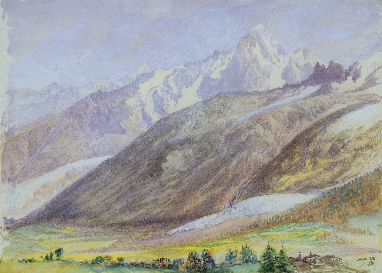 Scène de montagne, 23 juin 1858 - John Brett