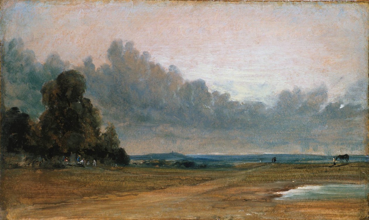 Vue sur Hampstead Heath avec Harrow au loin (1822) - John Constable
