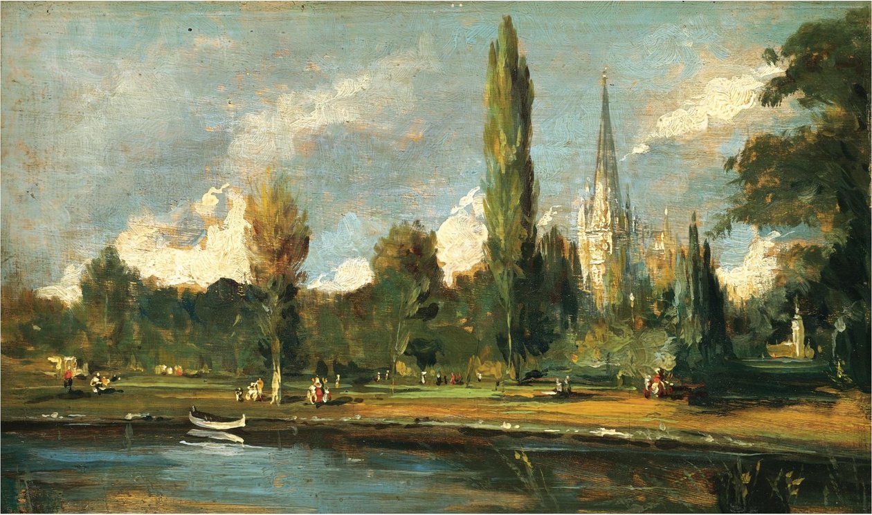 Vue de la cathédrale de Salisbury - John Constable