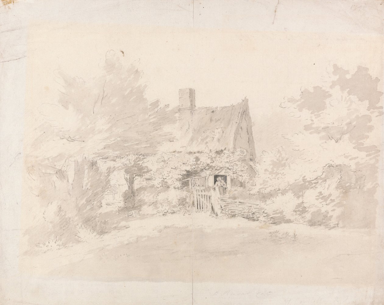 Cottage parmi les arbres - John Constable