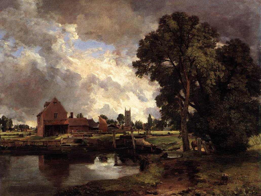Écluse et moulin de Dedham - John Constable