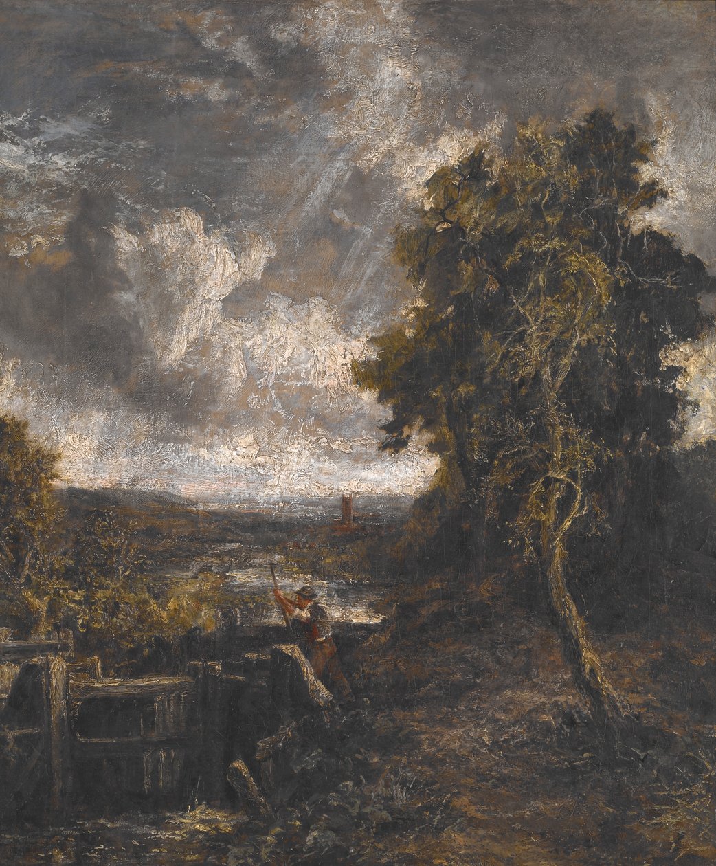 East Bergholt - Écluse sur la Stour - John Constable