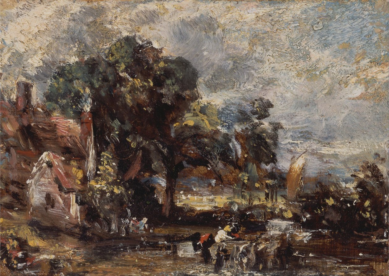 Esquisse pour La Charrette de foin - John Constable