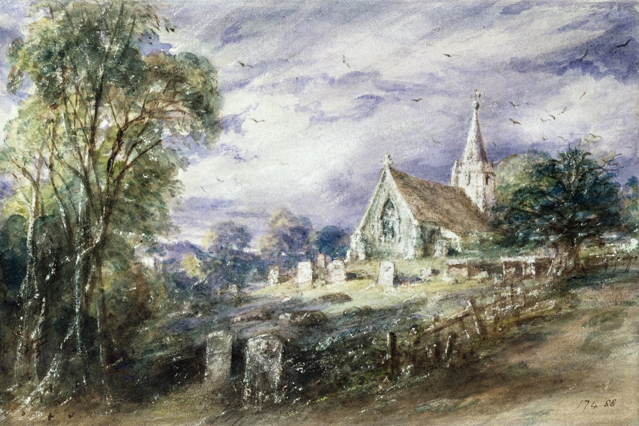 Église de Stoke Poges - John Constable