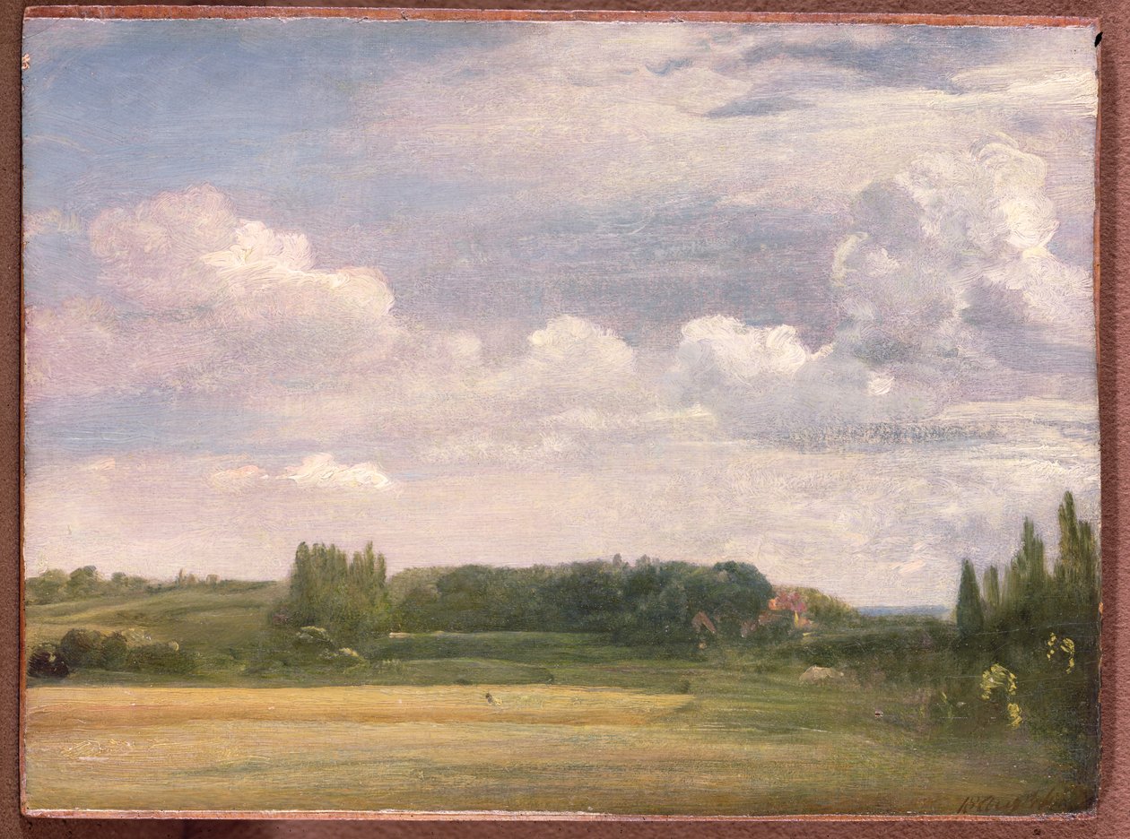 Vue vers le presbytère, East Bergholt, 1813 - John Constable