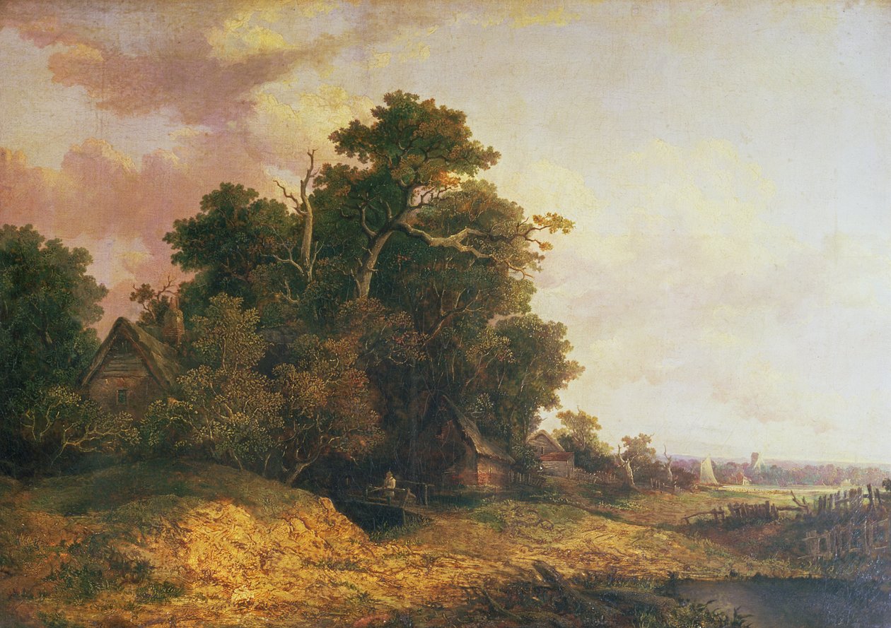 Scène de paysage en Norfolk - John Crome
