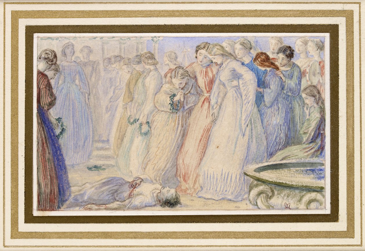 Iphis et Anaxarète - John Everett Millais