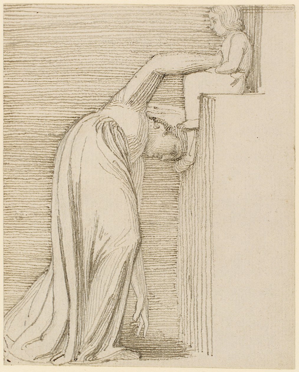 Une mère et son enfant - John Flaxman