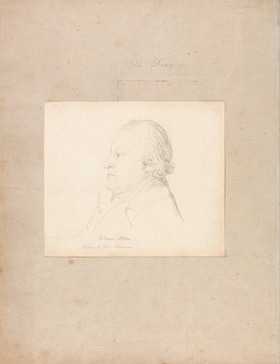 Portrait de William Blake - John Flaxman