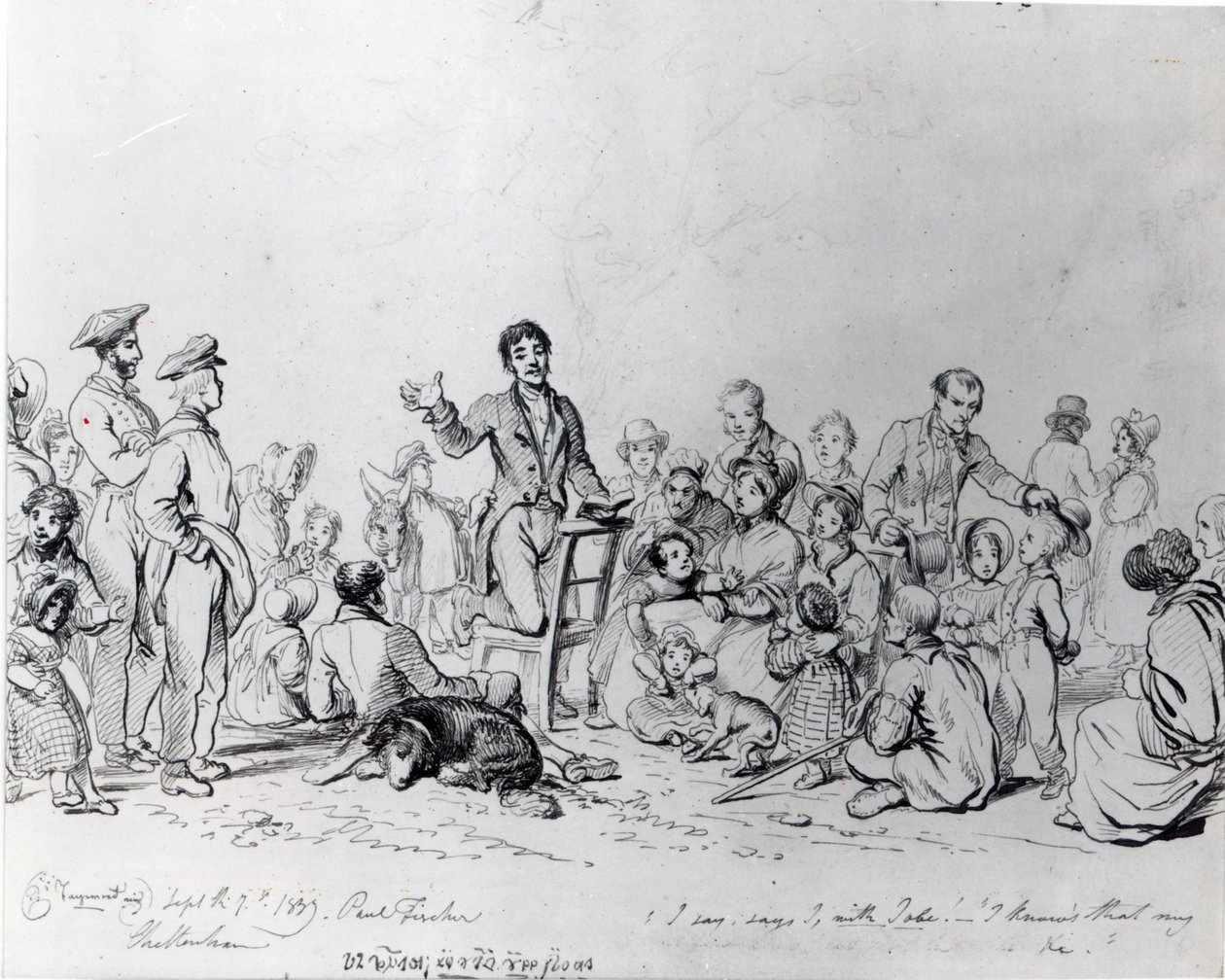 Le prédicateur de campagne, 1837 - John George Paul Fischer