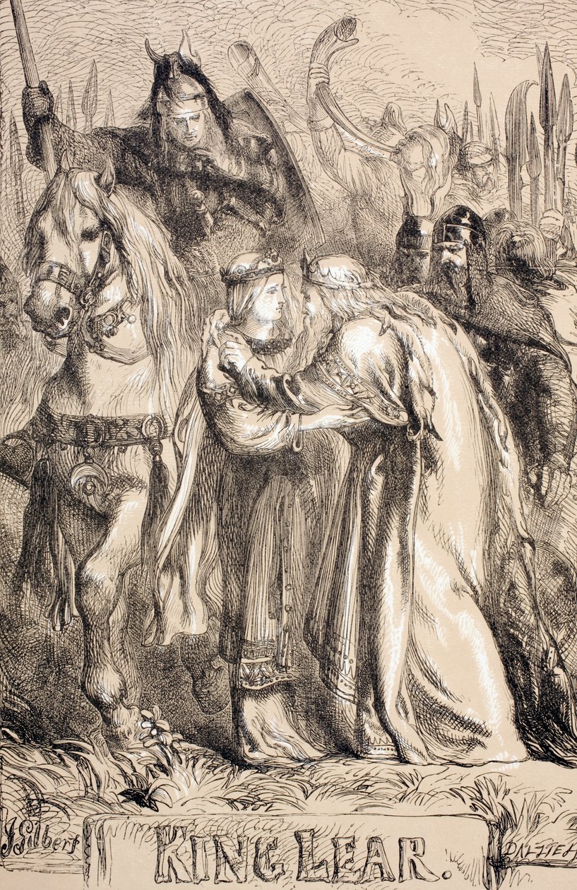 Le Roi Lear, 1890 - John Gilbert