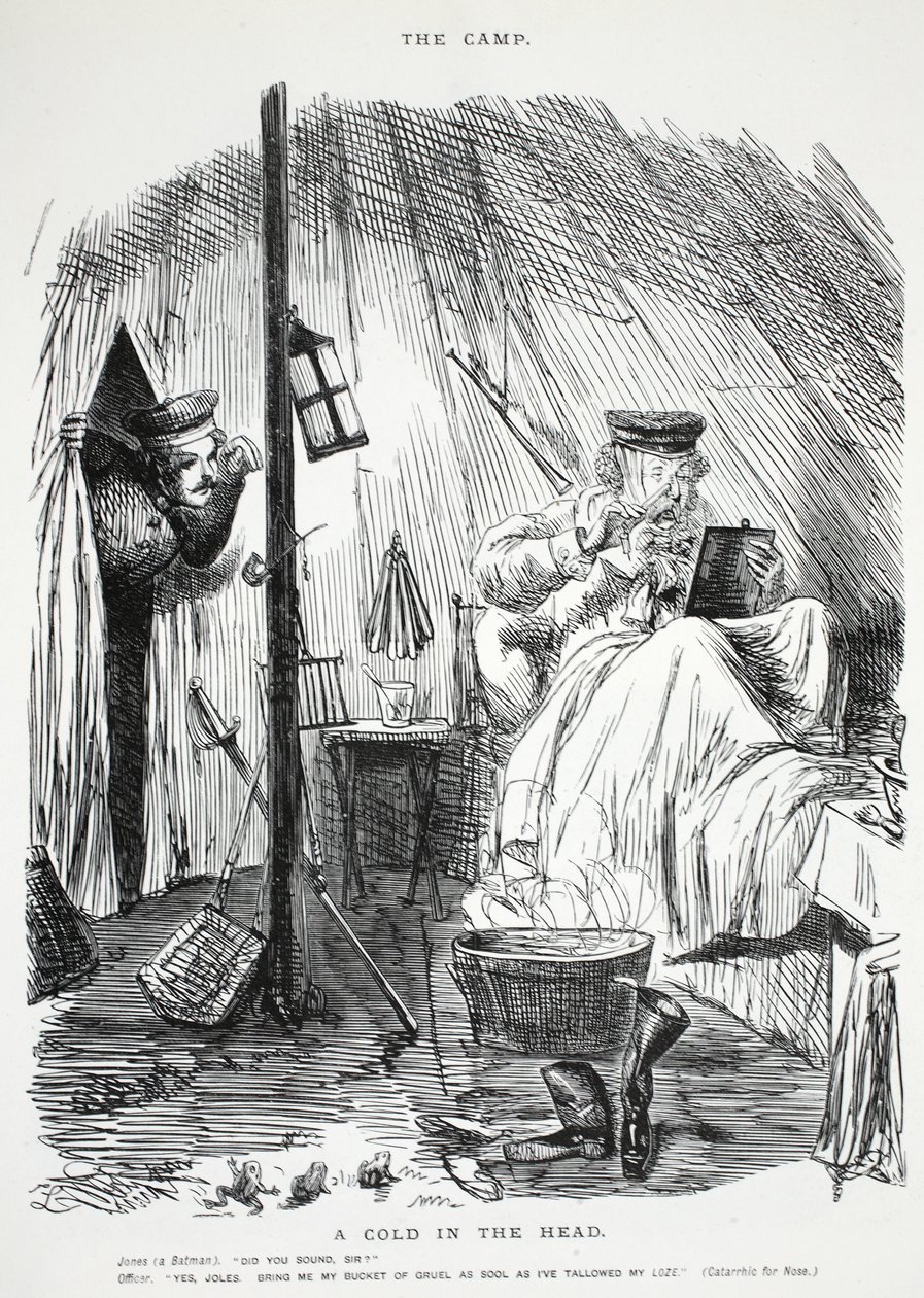 Un rhume de cerveau - John Leech