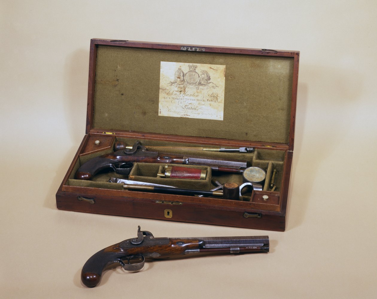 Paire de pistolets à percussion fabriqués par John Manton & Son, Londres, Angleterre - John Manton and Son