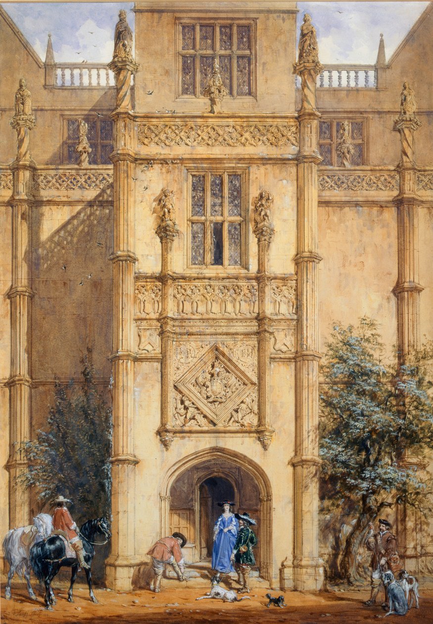 Porche à Montacute, 1842 - John Nash