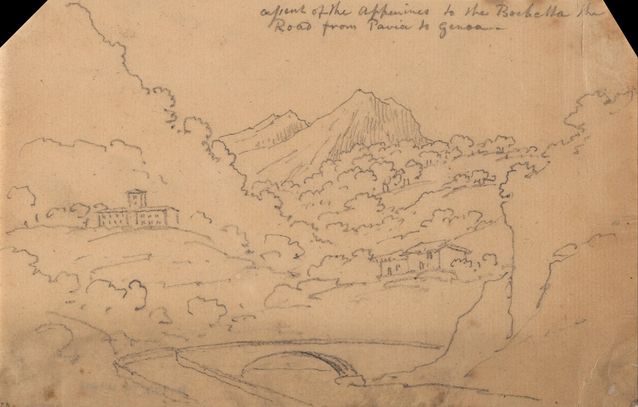 Ascension des Apennins vers la Rochetta - John Robert Cozens