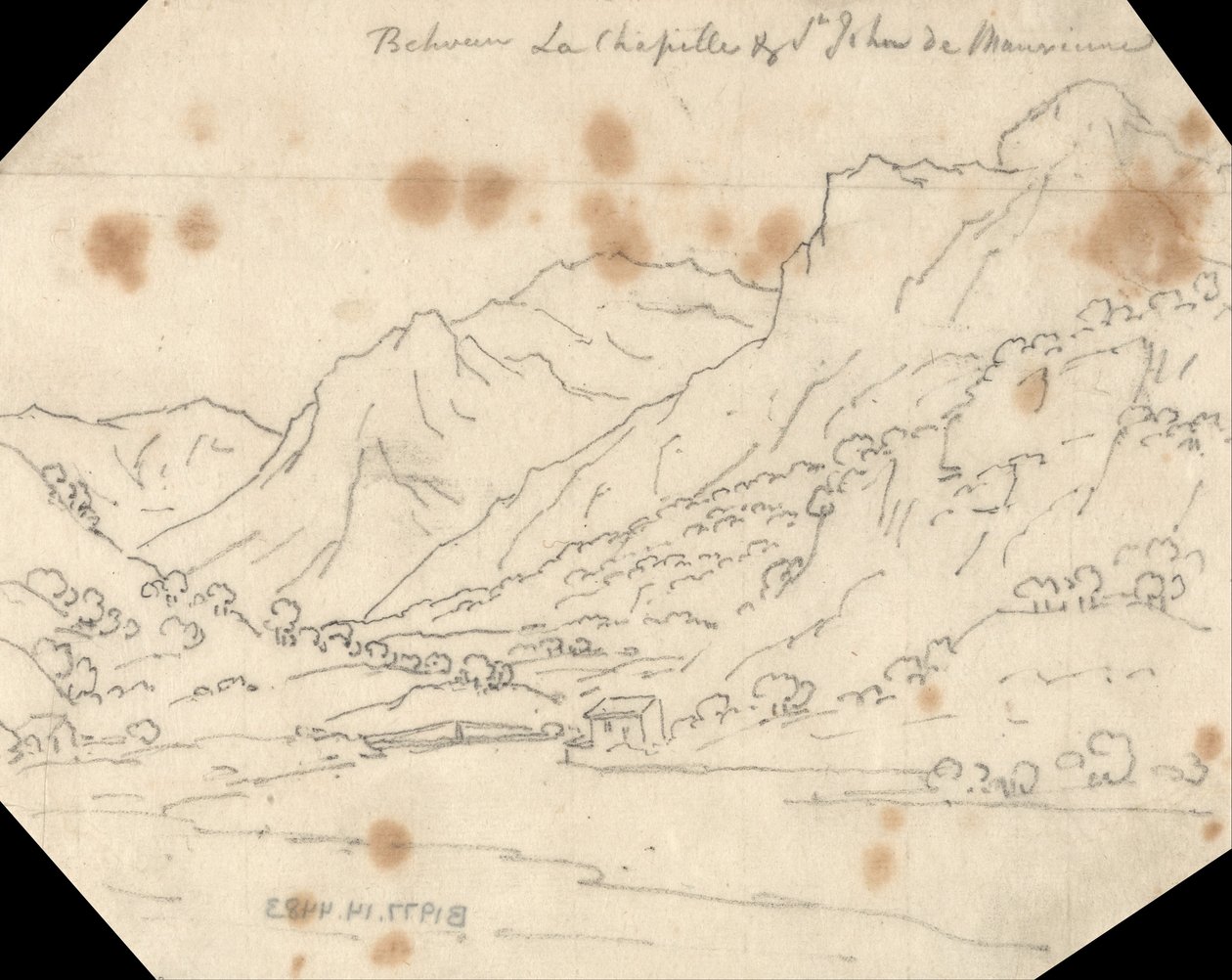 Entre La Chapelle et Saint-Jean-de-Maurienne - John Robert Cozens