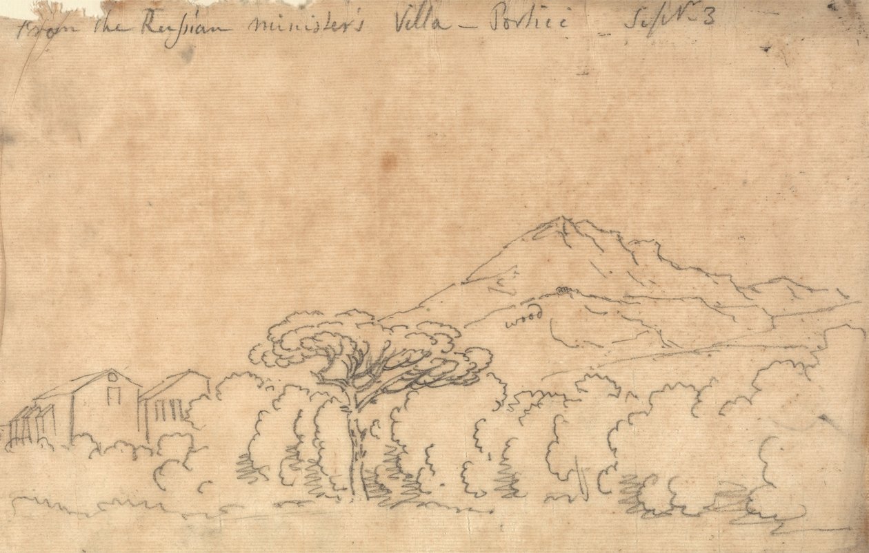 Du palais de Portici, 7 septembre - John Robert Cozens