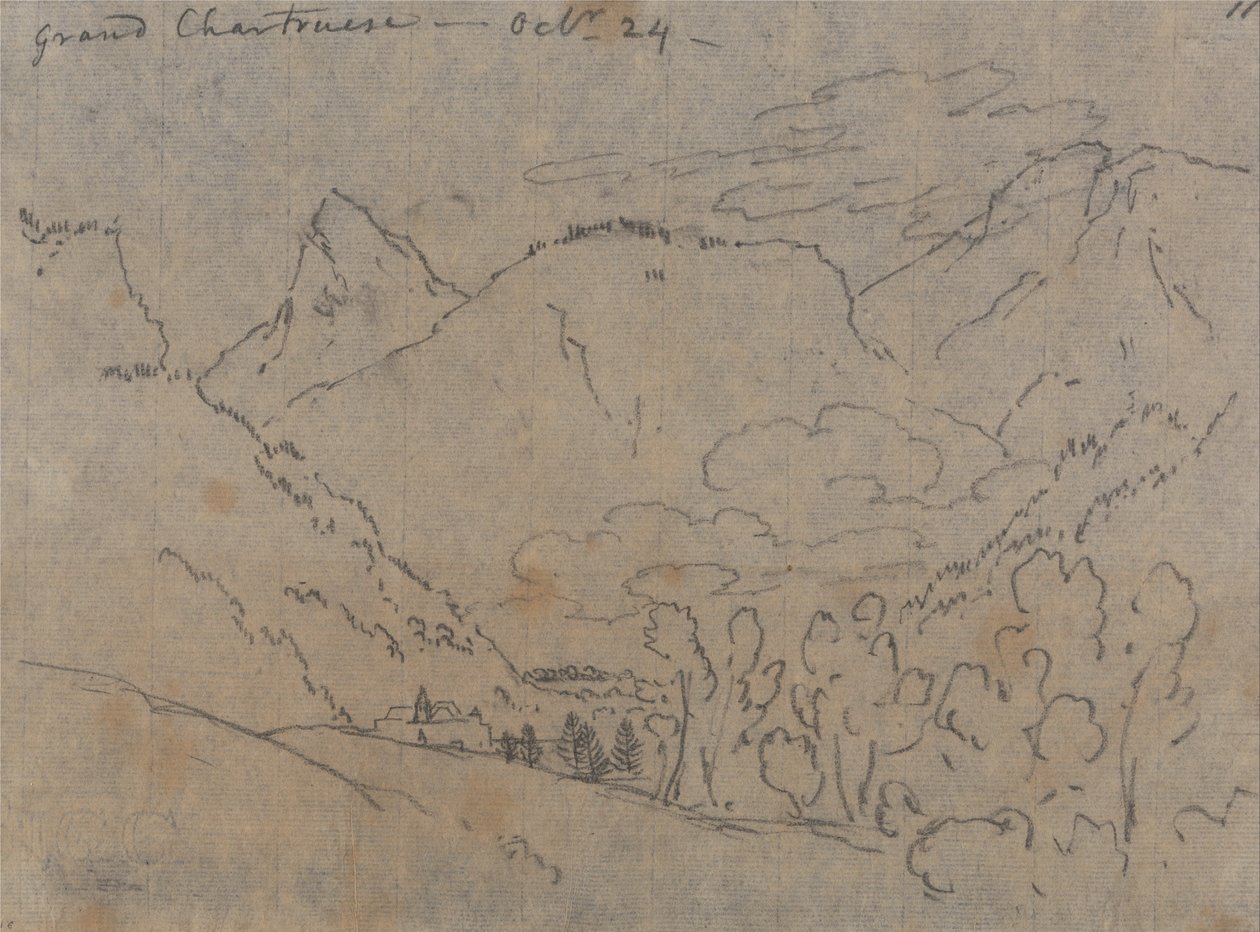 Grande Chartreuse, 24 octobre - John Robert Cozens