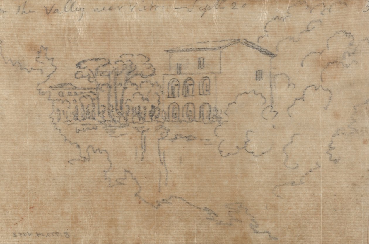 Dans la vallée près de Vietri, 20 septembre - John Robert Cozens