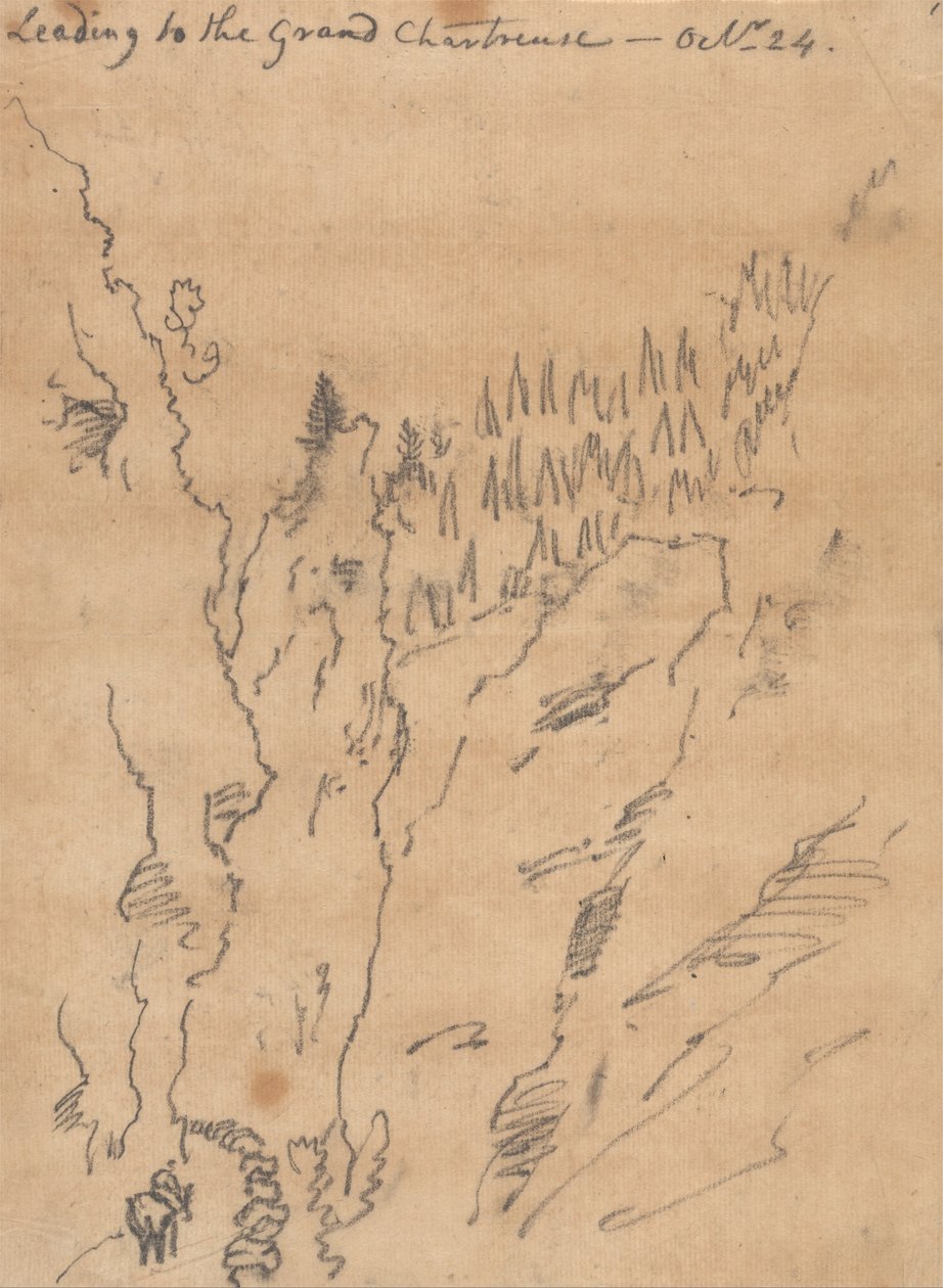 Vers la Grande Chartreuse, 24 octobre - John Robert Cozens
