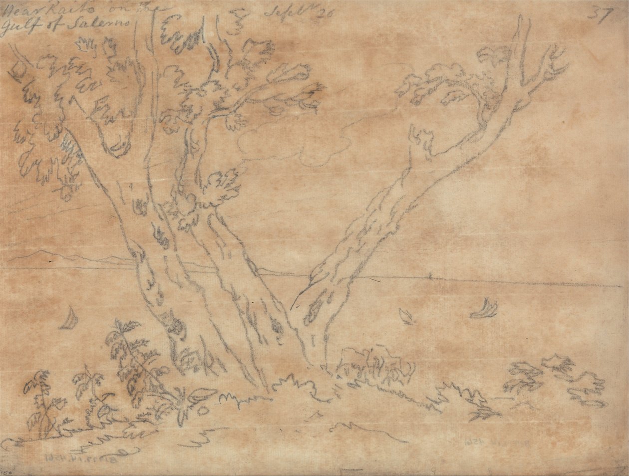Près de Raito sur le golfe de Salerne - John Robert Cozens