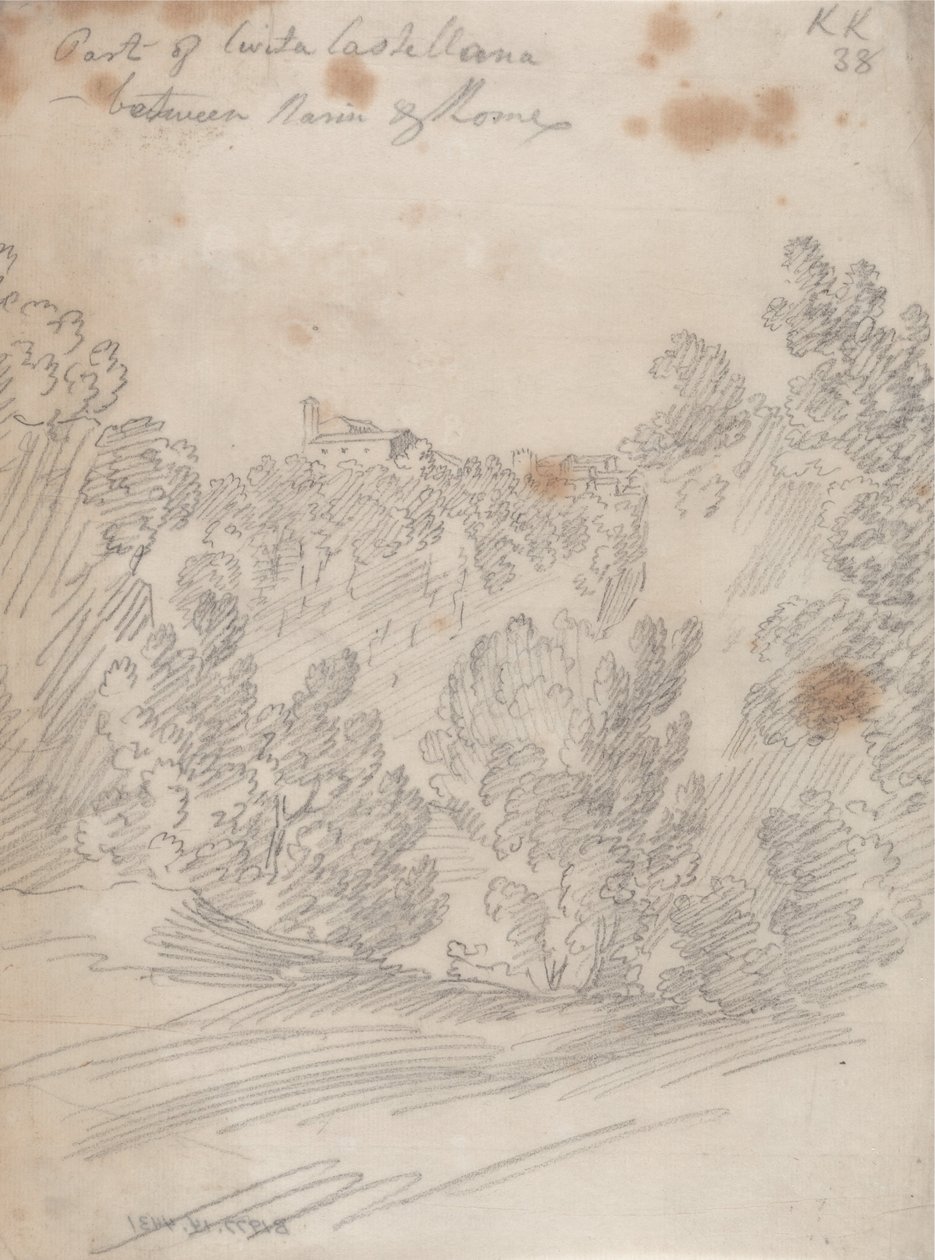 Partie de Civita Castellana, entre Narni et Rome - John Robert Cozens