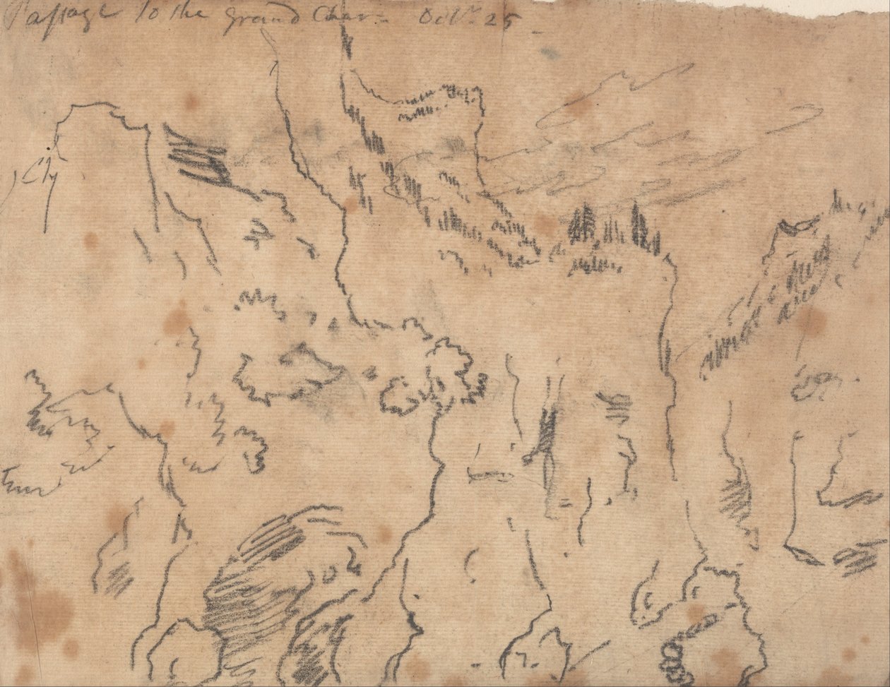 Passage à la Grande Chartreuse, 25 octobre - John Robert Cozens
