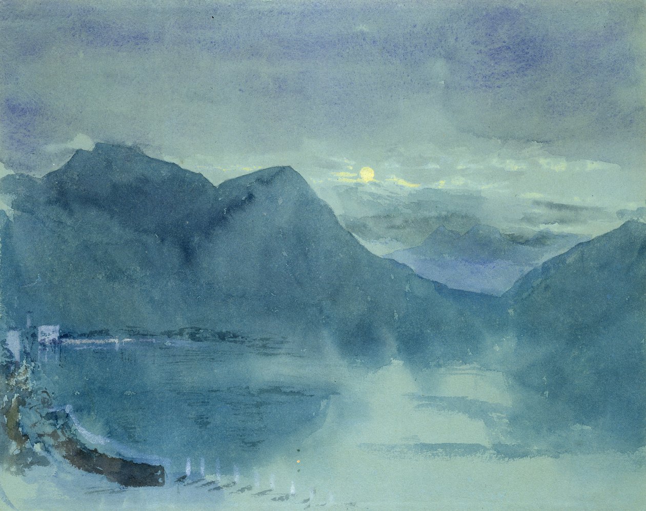 Lac de Lugano - John Ruskin