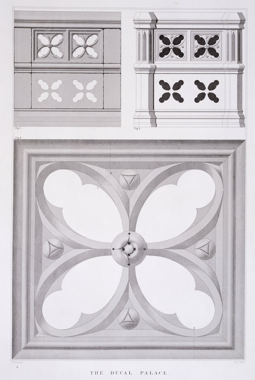 Le Palais des Doges, Compartiments du Balcon Sud, de 