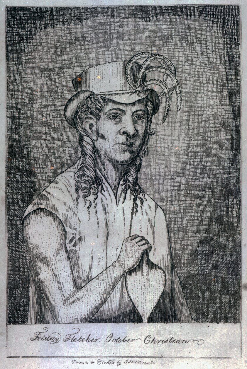 Friday Fletcher October Christian, fils de Fletcher Christian, 1814 - John Shillibeer