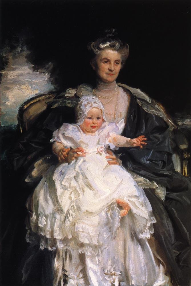 Mme Henry Phipps et son petit-fils Winston - John Singer Sargent