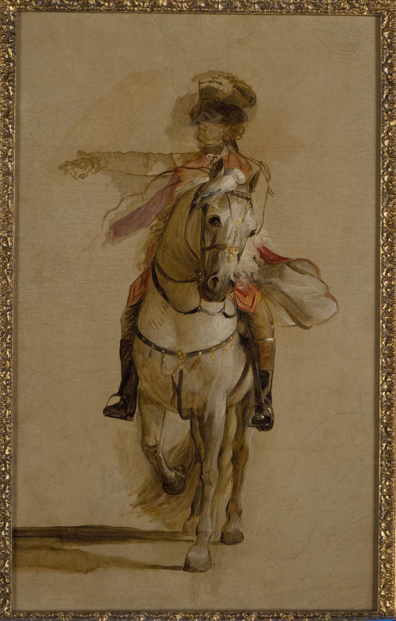 Le Général George Augustus Eliott sur un cheval gris, étude pour 