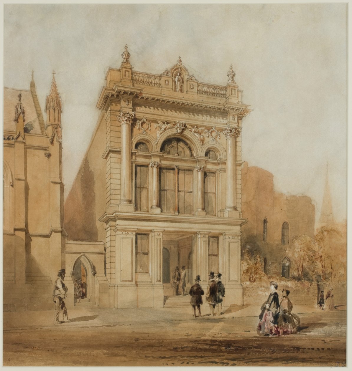 Design pour le Mechanics Institute, Newcastle upon Tyne, 1863 - John Storey