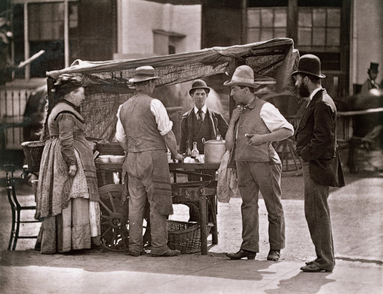 Le vendeur de coquillages, de 