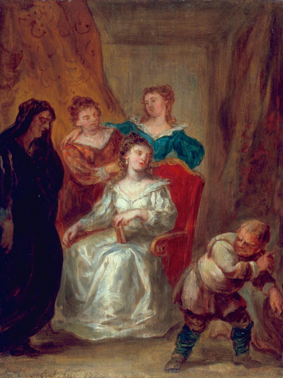 Scène de Don Quichotte : Sancho Panza divertit la duchesse, 1735 - John Vanderbank