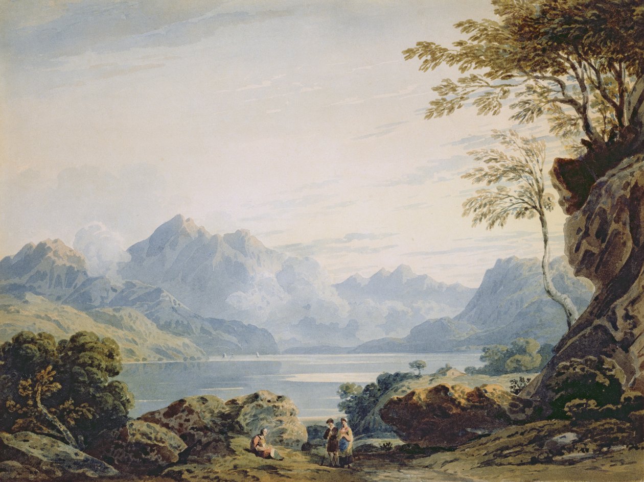 Lac en Snowdonia - John Varley