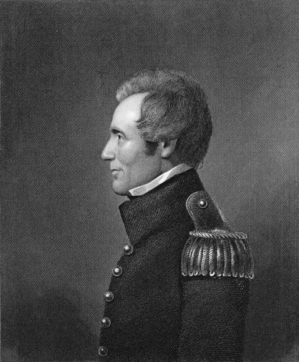 Major General Edmund Pendleton Gaines (1777-1849) gravé par James Barton Longacre (1794-1869) - John Wesley Jarvis