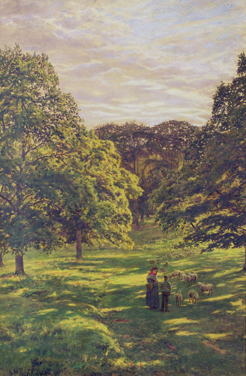 Scène de prairie - John William Buxton Knight