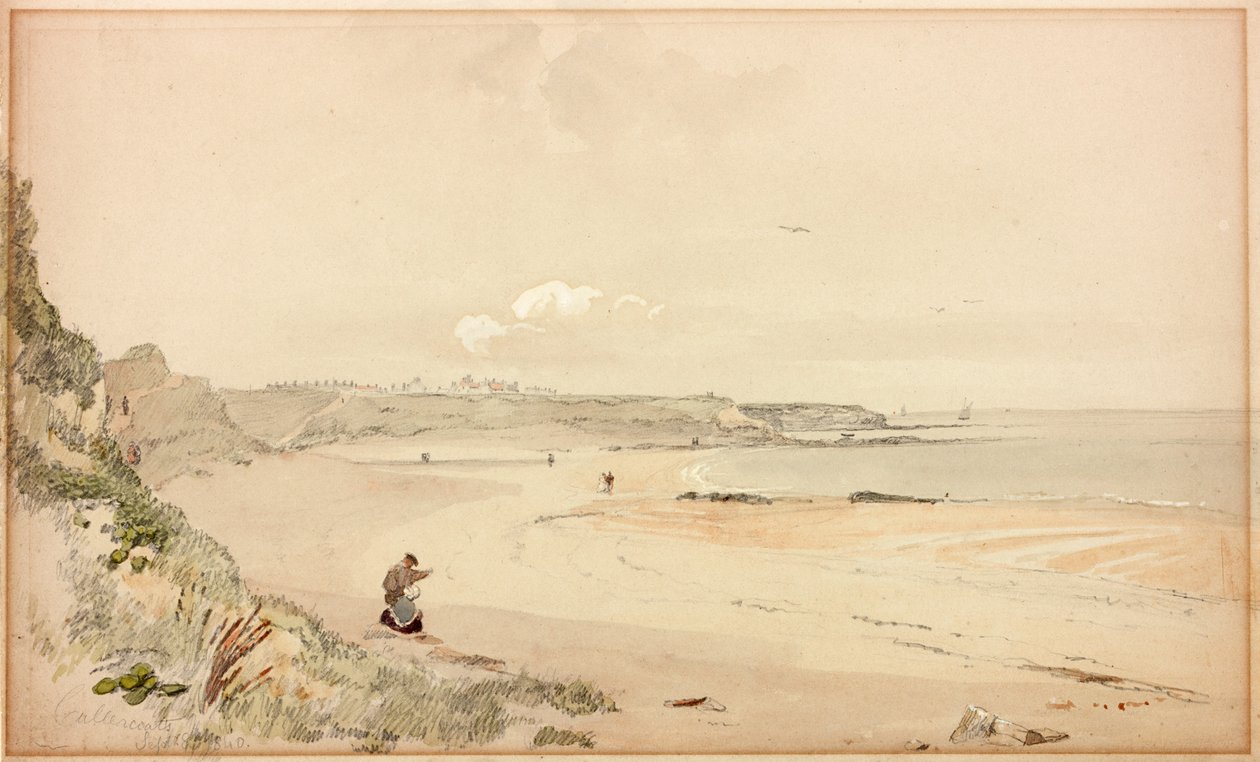 Baie de Cullercoats, 8 septembre 1840 - John Wilson Carmichael