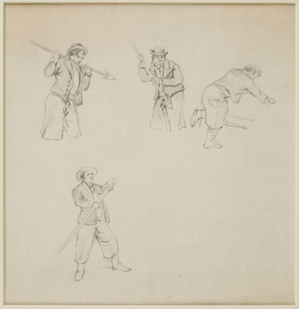 Études de figures - John Wilson Carmichael