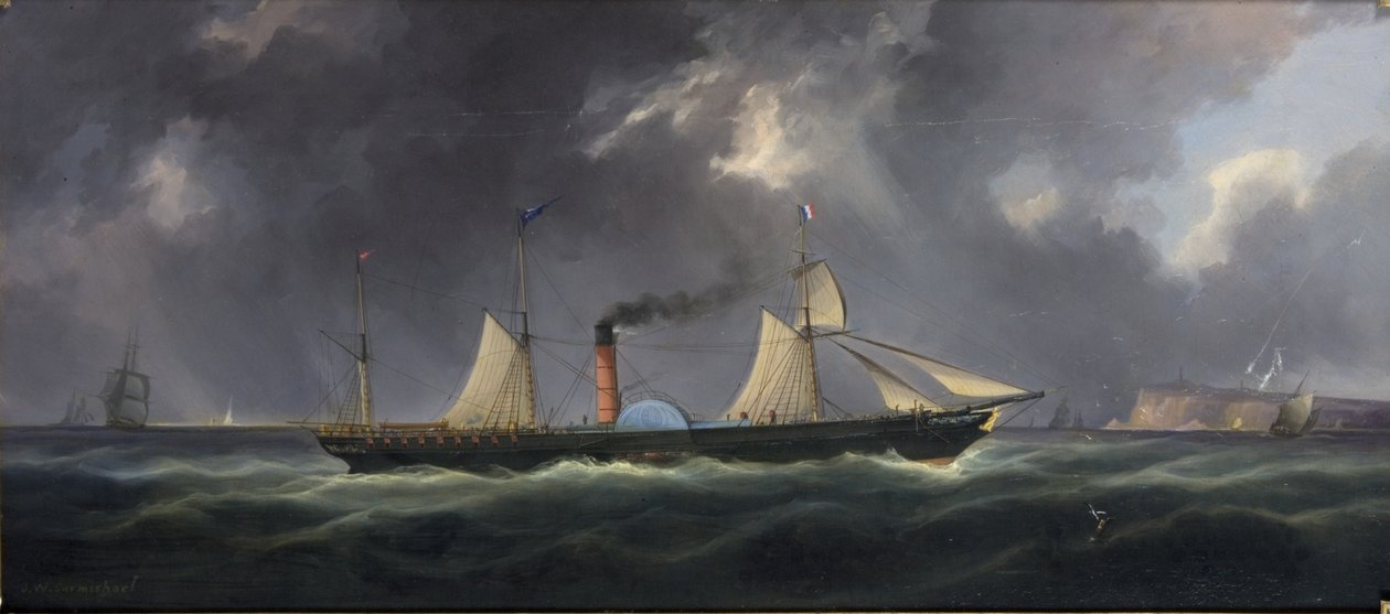 Leith et Newcastle Packet (goélette) - John Wilson Carmichael