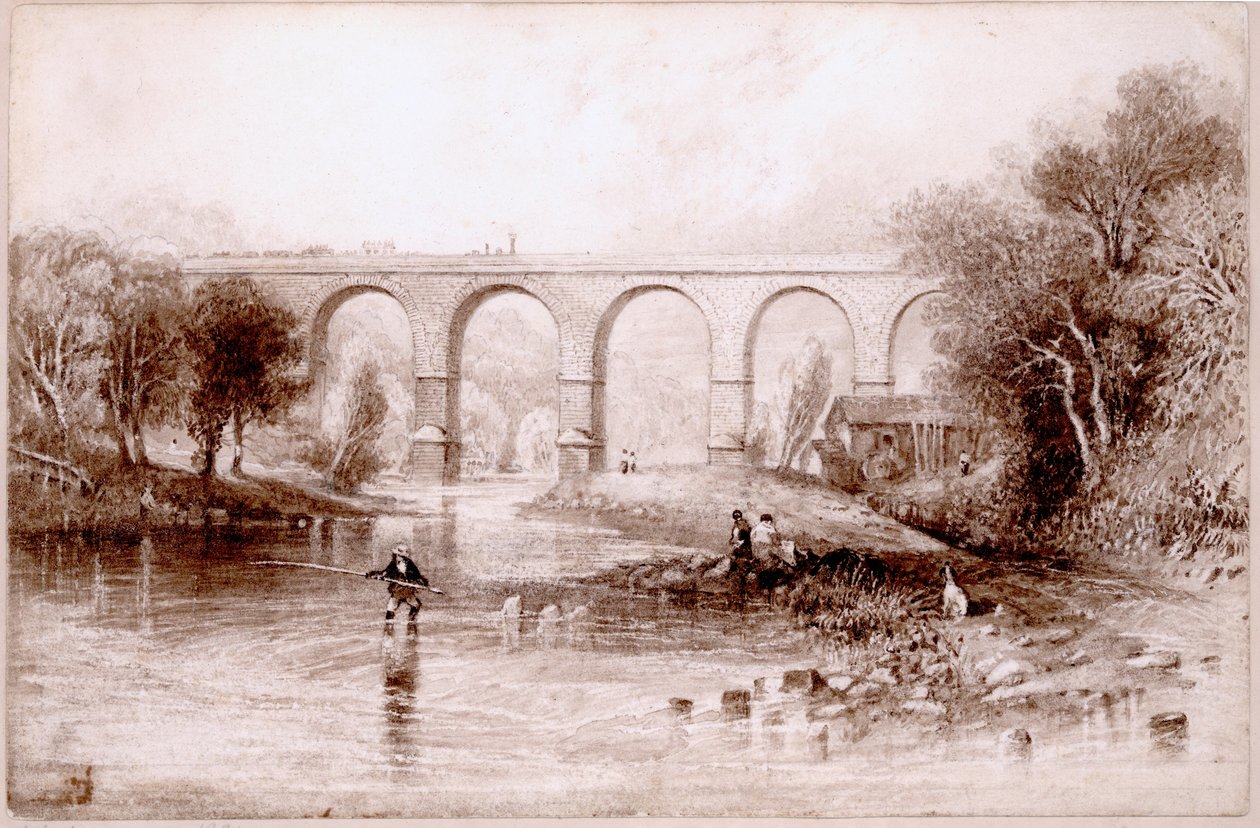 Pont de Wetheral, 1836 - John Wilson Carmichael
