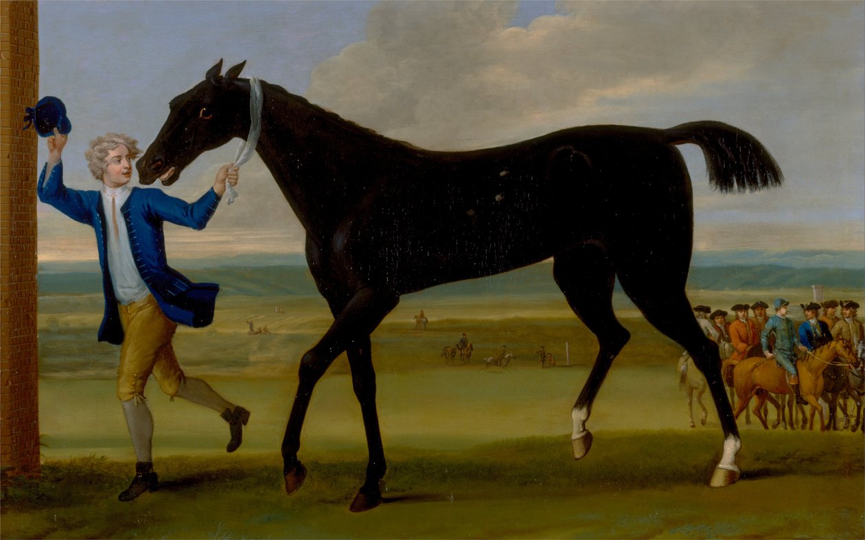 Le Bonny Black du duc de Rutland - John Wootton