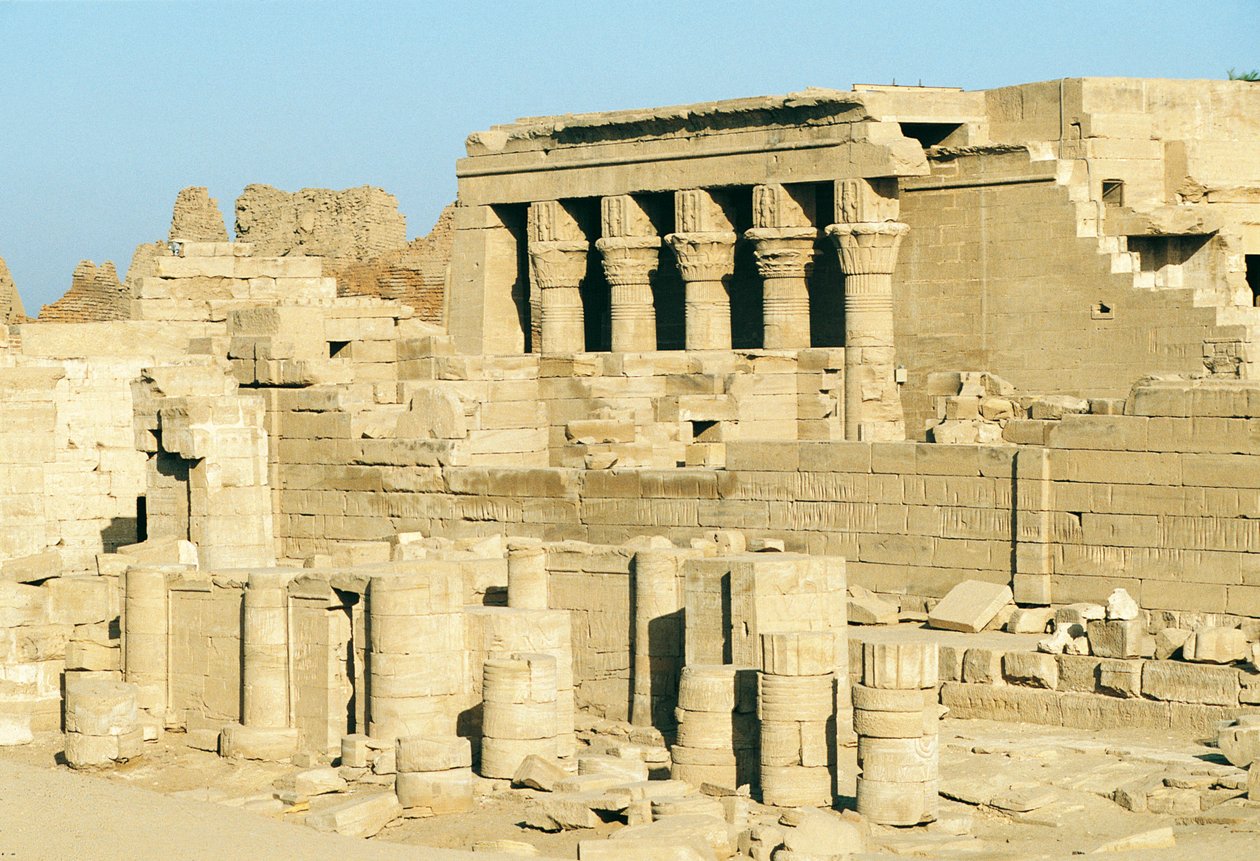 Égypte, Dandarah (Dendera), Temple de Hathor - Walter Charles Mills